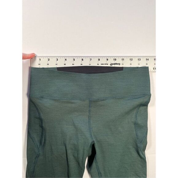 Outdoor Voices Cropped Leggings Green Blue Spacedye Athletic Womens Size Medium - Picture 5 of 8